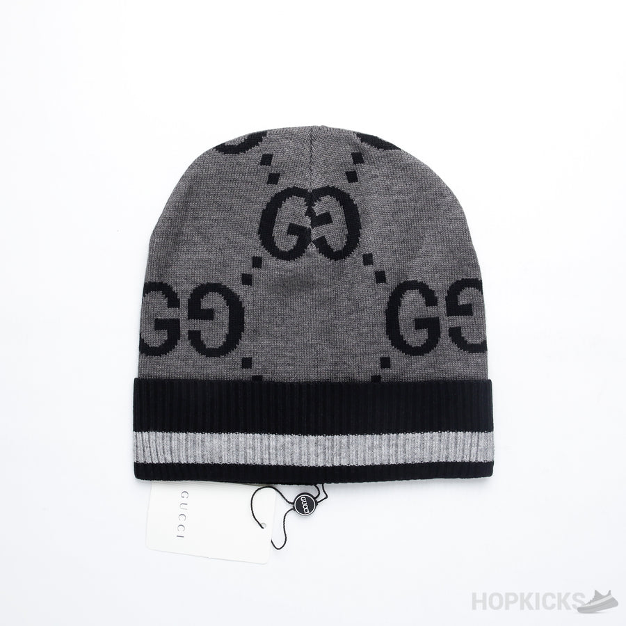GCC Logo-Jacquard Cashmere Beanie