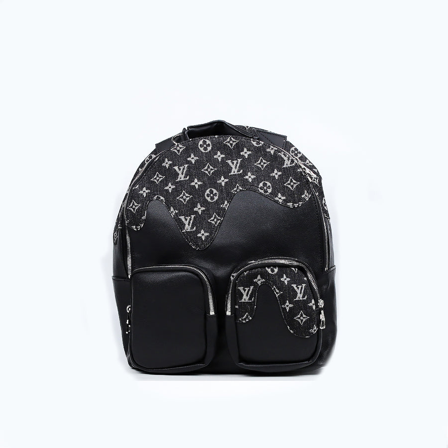 LV x Nigo Backpack Multipocket Monogram Black (Dot Perfect)