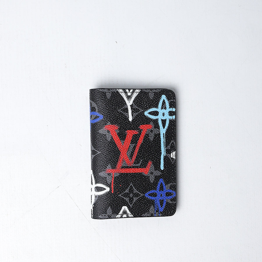 LV Monogram Eclipse Pocket Organizer Multicolor Lights (Dot Perfect)