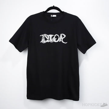 CD X Peter Doig Oversized Logo Black T-shirt