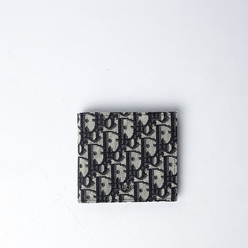 CD Business Card Holder Black Oblique Jacquard
