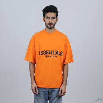 Essentials FOG Orange T-Shirt (Economy Batch)