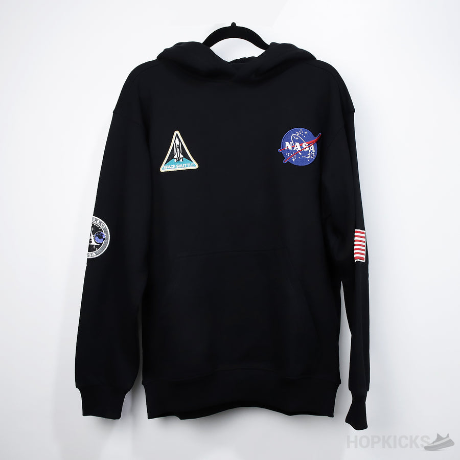 Bale*ciaga x Nasa Oversized Black Hoodie