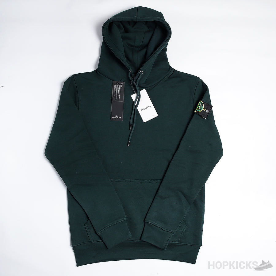SI Logo Patch Green Hoodie