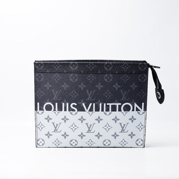 LV Pochette Voyage Monogram Eclipse Split Outdoor MM Black/White (Dot Perfect)