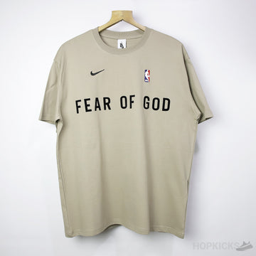 FOG x NK Warm Up Brown T-shirt