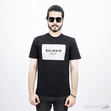Balmain Black logo T-Shirt