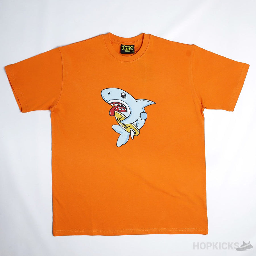 Drew Shark Surf Orange T-Shirt