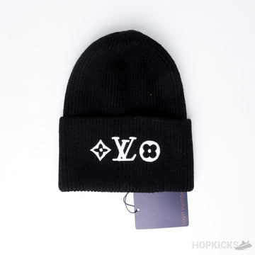 LV Headline Beanie Black in Wool