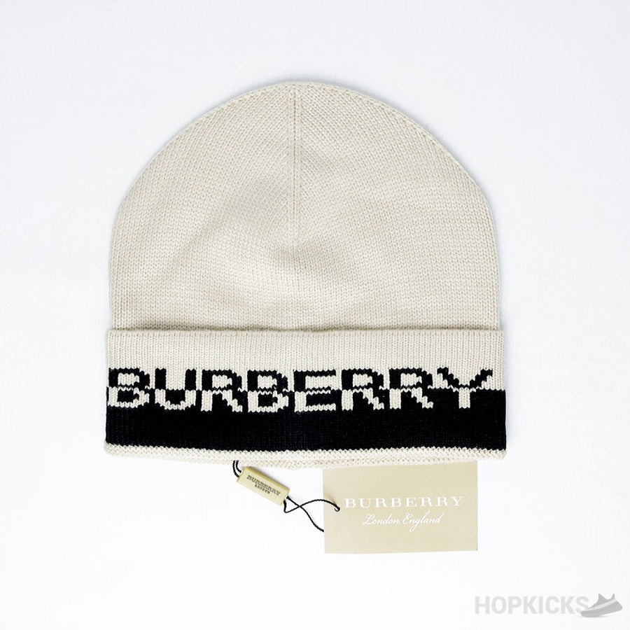BRB Embroidered-Logo Knitted Beanie