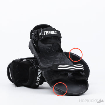 Terrex Cyprex Ultra 2 DLX Sandal Black White (Kid's Size) (Slightly Defected)