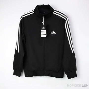 Adi Men Essentials Black Tracksuit
