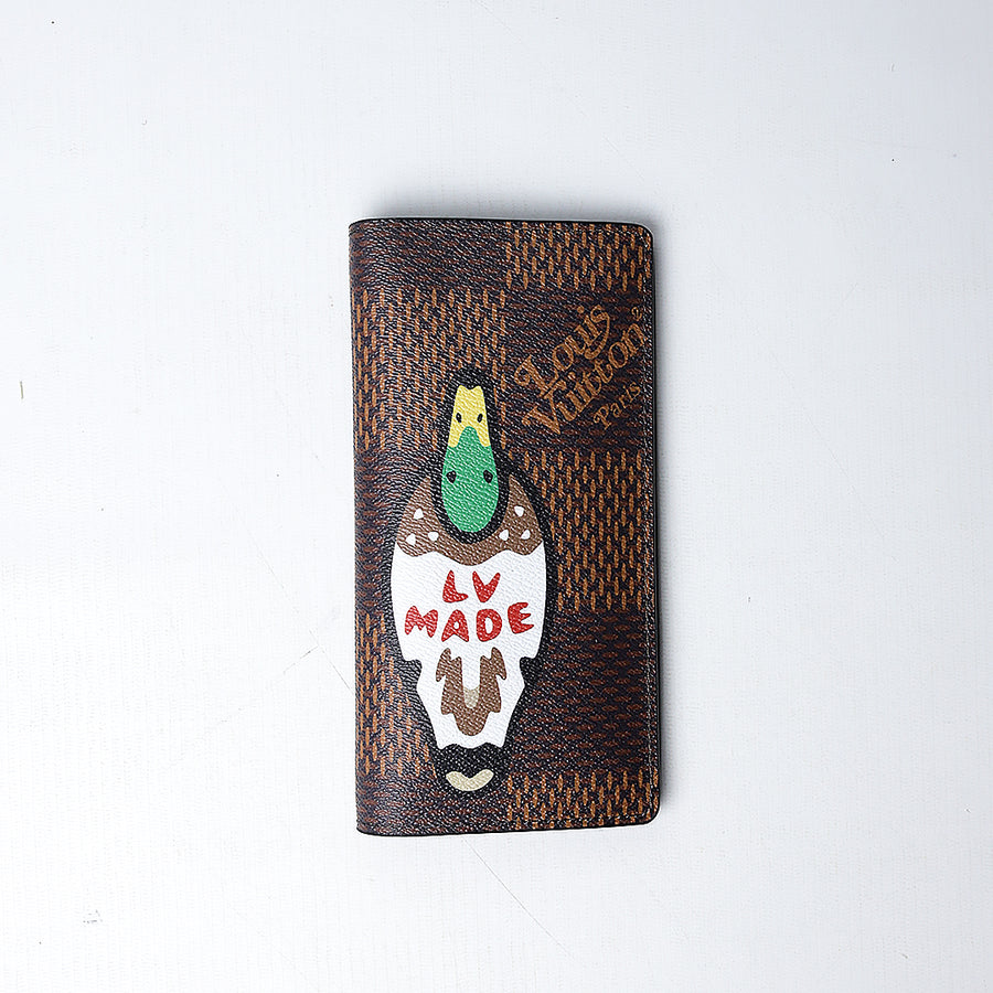 LV Brazza Wallet Damier Graphite Canvas (Dot Perfect)