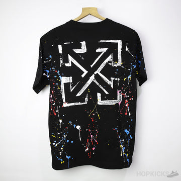 OW Printed Black T-Shirt
