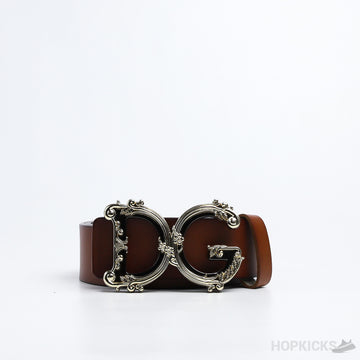 DG Logo Leather Belt