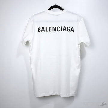 Bale*ciaga Log Print T-Shirt