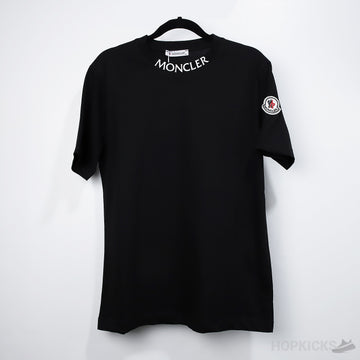 MNC Collar Logo Black T-Shirt