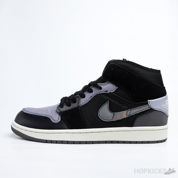 Jordan 1 Mid Craft Inside Out Black (Premium Plus Batch)