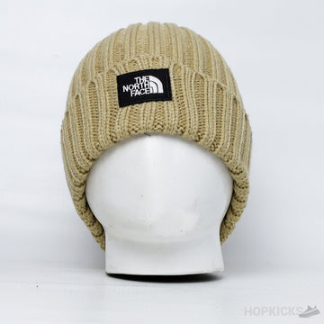 TNF Logo Box Cuffed Beanies 'Camel'