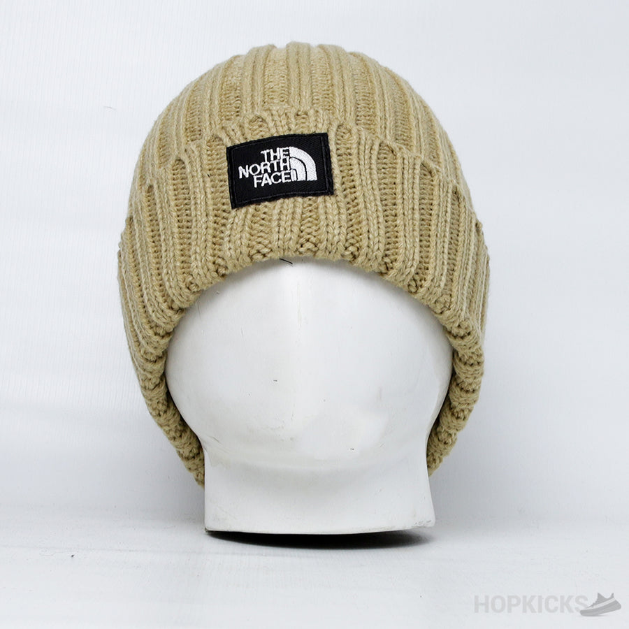 TNF Logo Box Cuffed Beanies 'Camel'