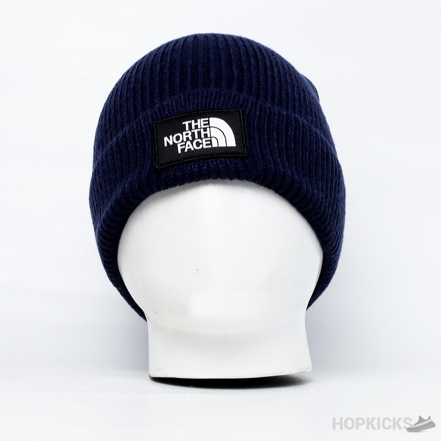 TNF Logo Box Cuffed Beanies 'Blue'
