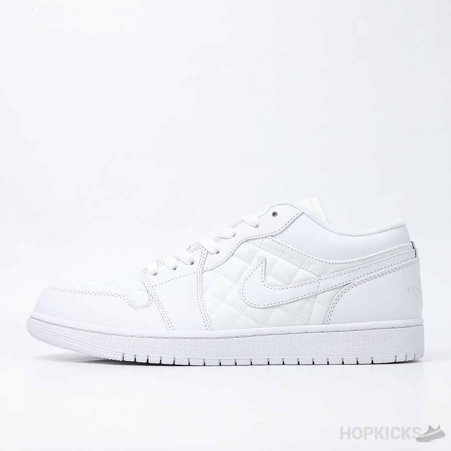 Jordan 1 Low Quilted White (Premium Plus Batch)