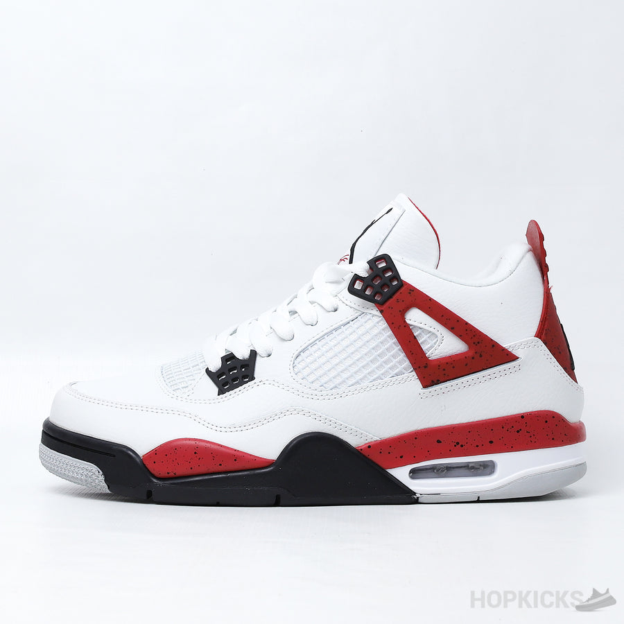 Jordan 4 Retro Red Cement (Dot Perfect)