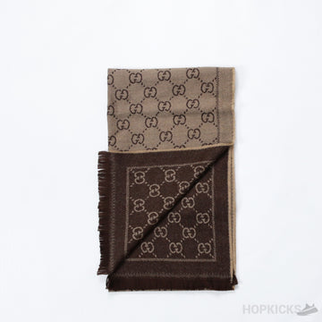 GCC Wool Scarf GG Pattern