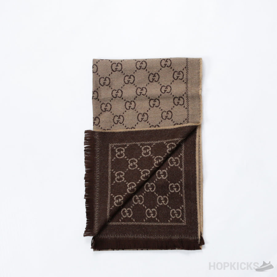 GCC Wool Scarf GG Pattern