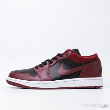 Jordan 1 Low Dark Beetroot Black (Women's) (Premium Plus Batch)