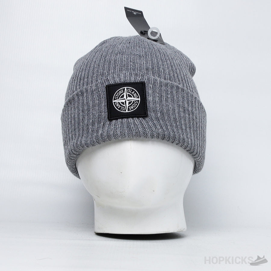 SI Rib-knit Compas Beanie Grey
