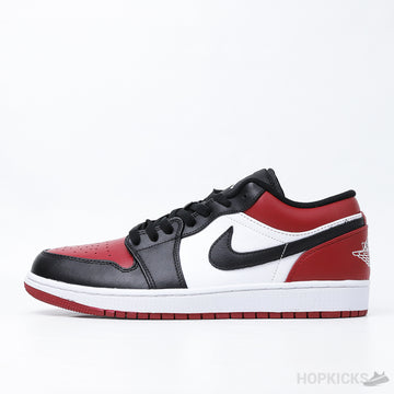 Jordan 1 Low Bred Toe (Premium Plus Batch)