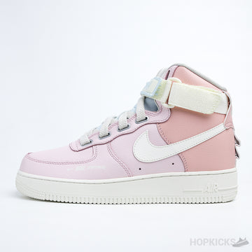 NK Air Force 1 High Utility "Force is Female" Echo Pink Sail (W) (Premium Batch)