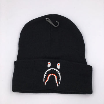 BAP SHARK FACE Black beanie