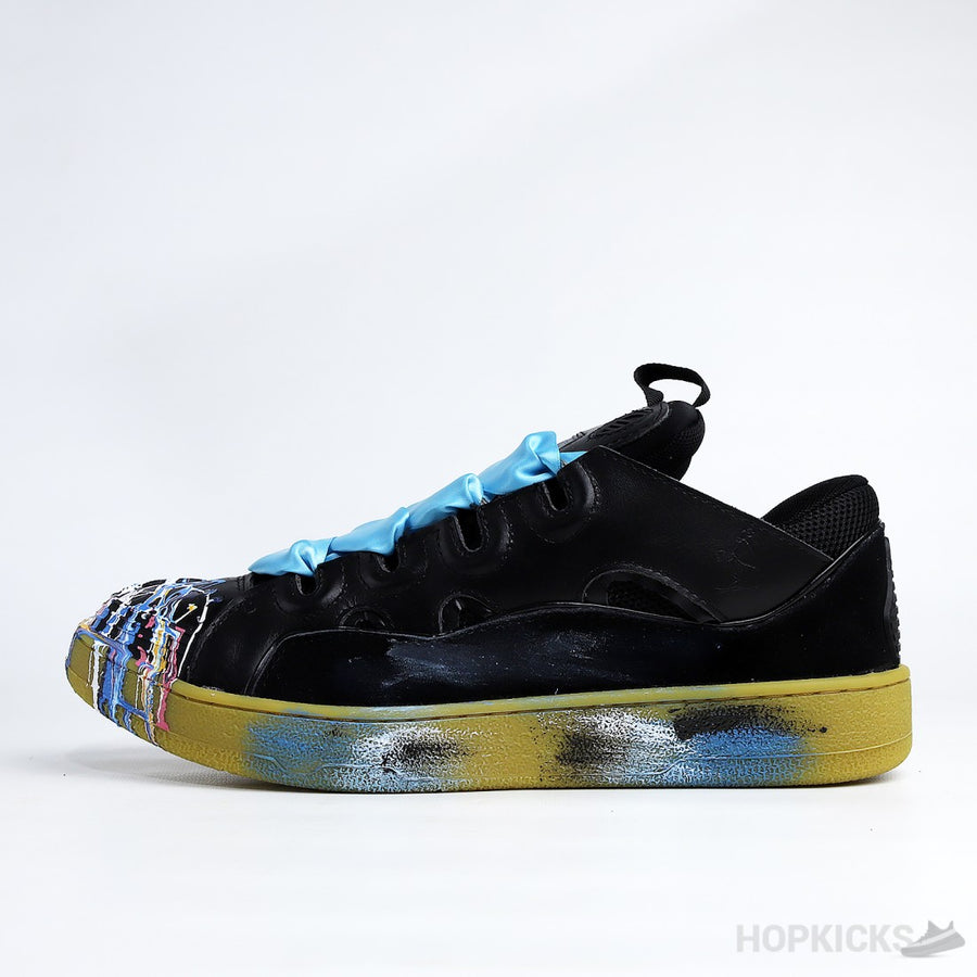 GD x Lanvin Leather Curb Black Sneakers (Premium Plus Batch)