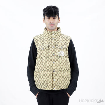 North Face x GCC GG Down Vest (High End Batch)