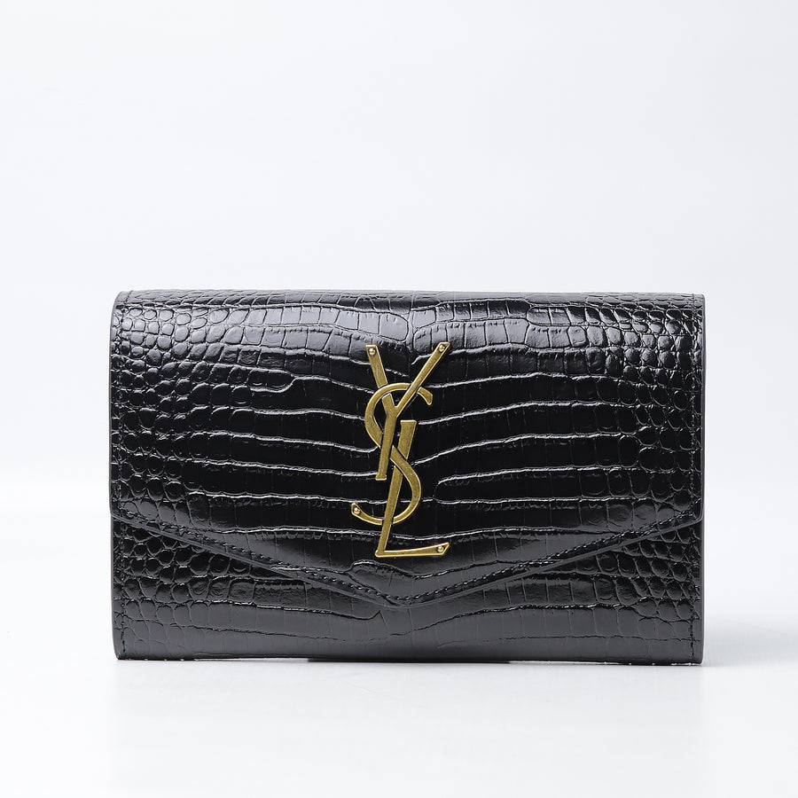 YSL Uptown Compact Wallet (Dot Perfect)