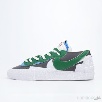 Blazer Low Sacai Medium Grey Classic Green