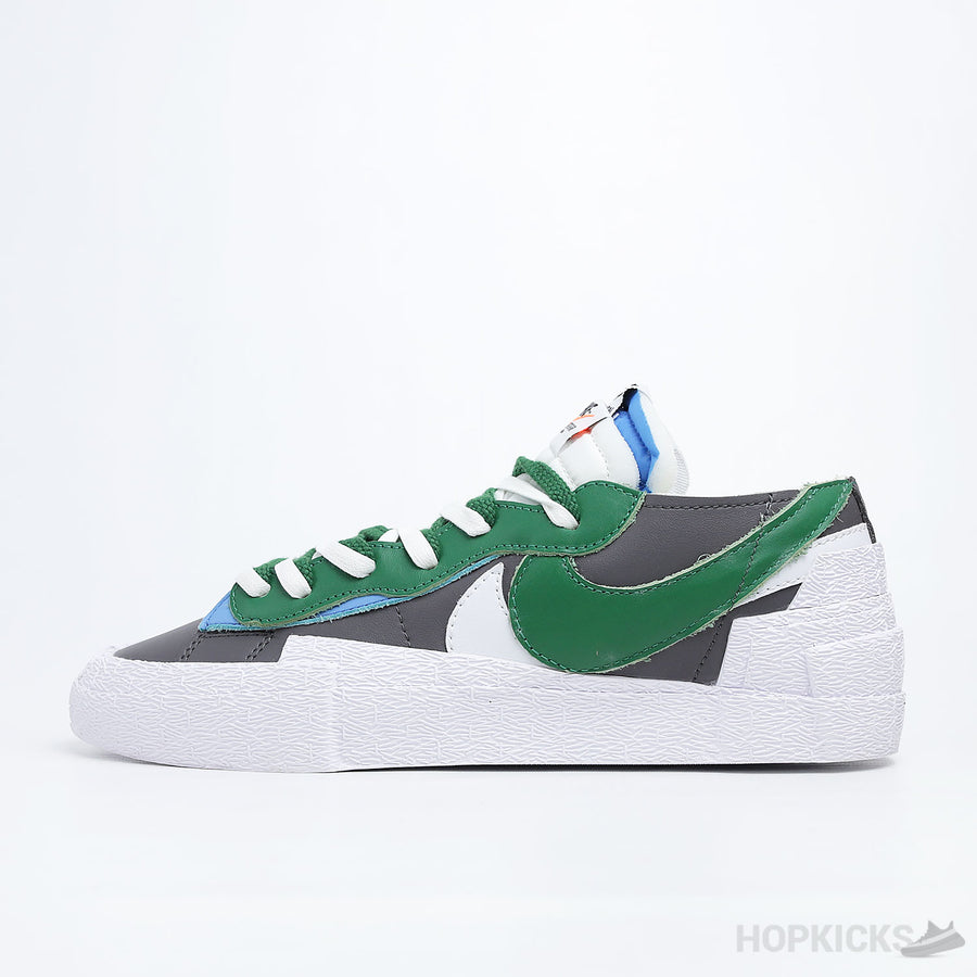 Blazer Low Sacai Medium Grey Classic Green