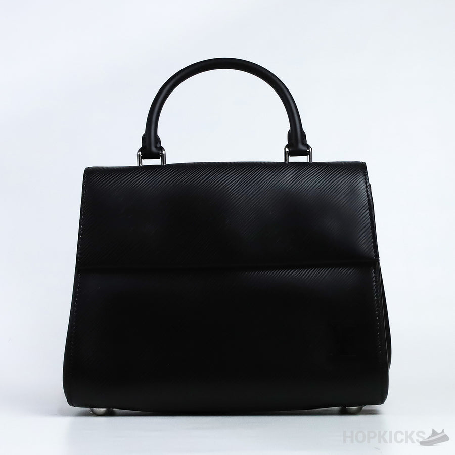 L*V Cluny Mini Black Epi Leather Bag