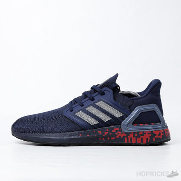 Ultra Boost 20 Consortium Dark Blue Red