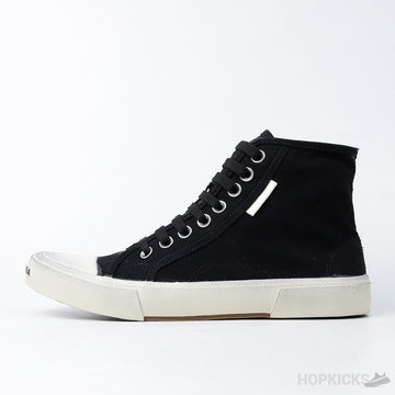 Bale*ciaga Paris HI-Top Sneakers Black White