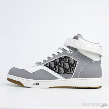 D.I.O.R B27 High Top Gray White