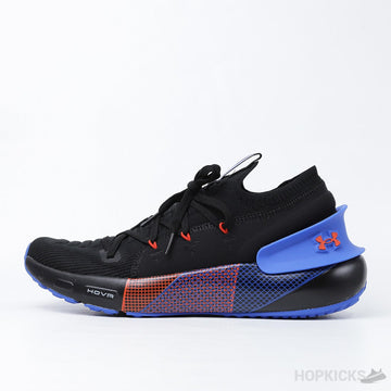 Under Armour HOVR Phantom 3 Mens Running Shoes Black Blue Collab