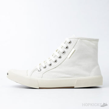 Bale*ciaga Paris HI-Top Sneakers White