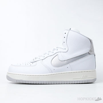 NK Air Force 1 High 'Sculpt White Silver'