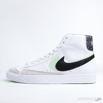 NK Blazer Mid 77 White Black Green (Premium Batch)