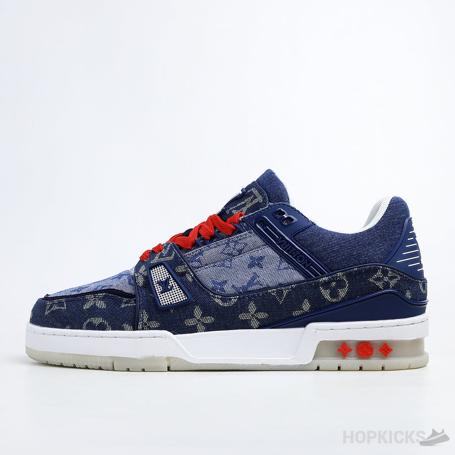 LV Trainer Sneaker Denim Monogram