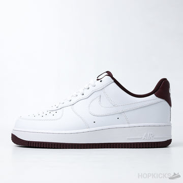NK Air Force 1 Low '07 White Dark Beetroot