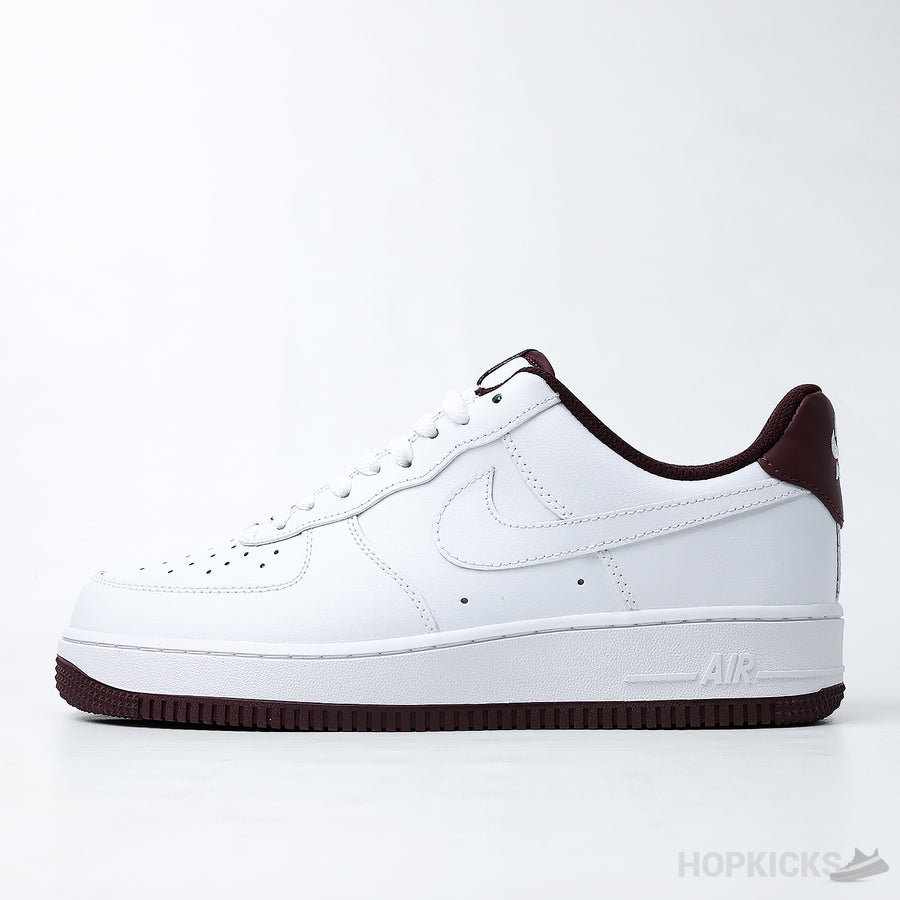 NK Air Force 1 Low '07 White Dark Beetroot